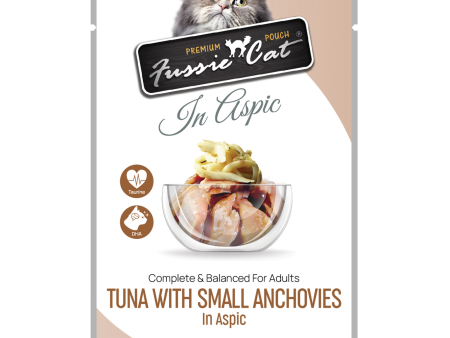 Fussie Cat Pouch Tuna With Small Anchovies In Aspic 2.47oz Discount