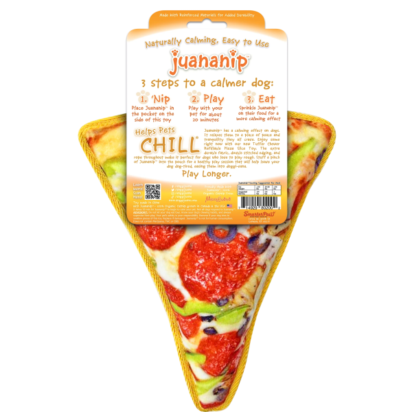 Doggijuana Tuffer Chewer Supreme Pizza Dog Toy Supply