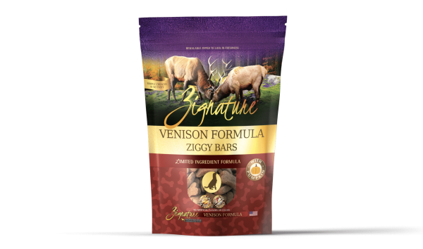 Zignature Ziggy Bars Venison 12oz For Cheap