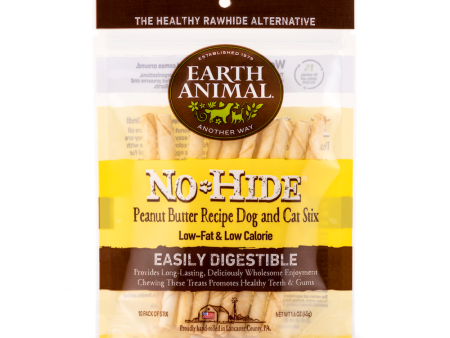 Earth Animal No Hide Peanut Butter Stix 3oz Online now