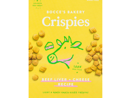 Bocce s Crispies Beef Liver & Cheese Recipe 10oz on Sale