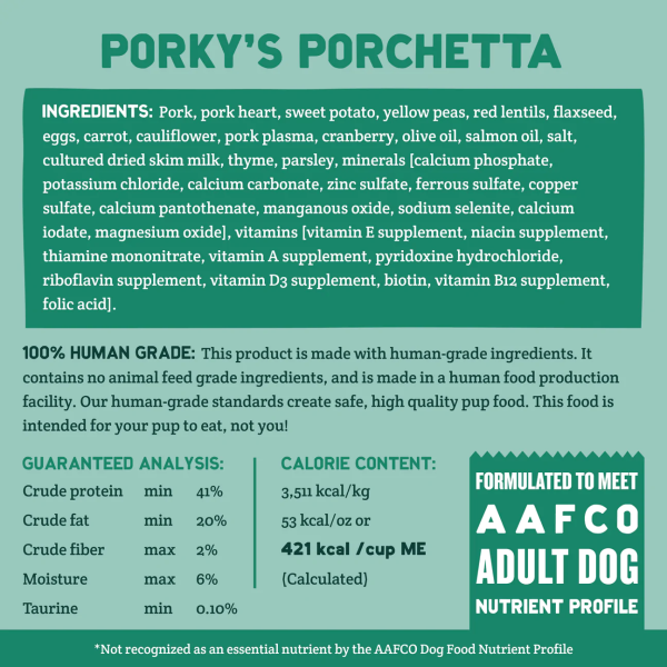 A Pup Above Porkys Porchetta Cubies 2lb on Sale