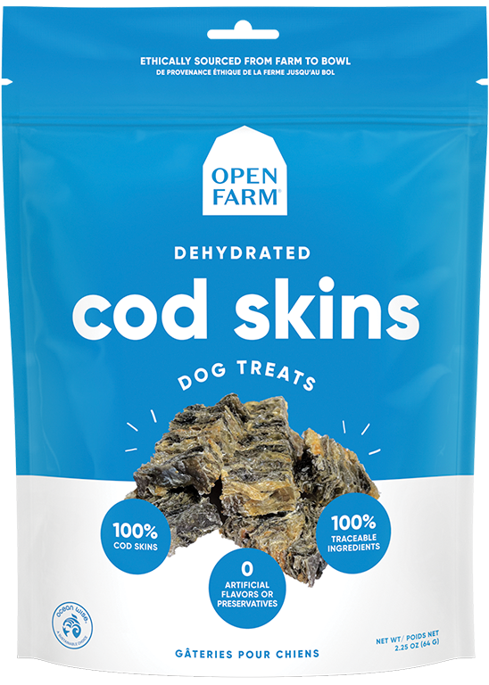 Open Farm Dehydrated Cod Skins Treats 2.25oz on Sale