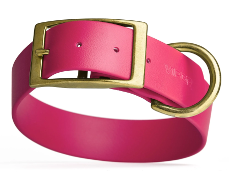 Biothane Waterproof Collar Pink Wide Supply