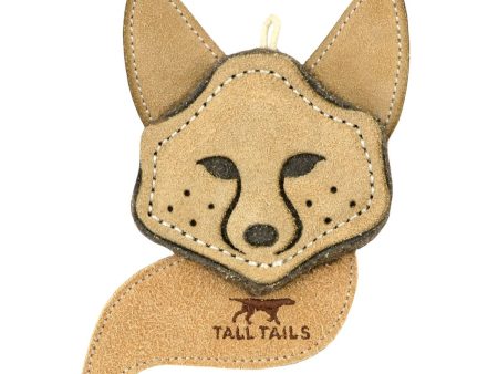 Tall Tails Leather Fox Toy Hot on Sale