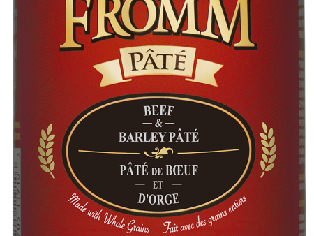 Fromm Canned Dog Food Beef & Barley 12oz Online now