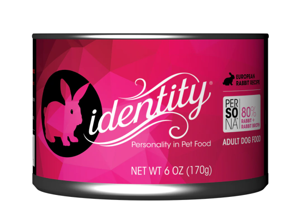 Identity Pet Canned Persona 95% European Rabbit Recipe 5.5oz Online Hot Sale