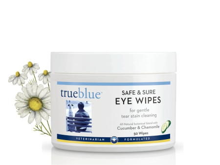 TrueBlue Safe & Sure Eye Wipes 50pk Hot on Sale