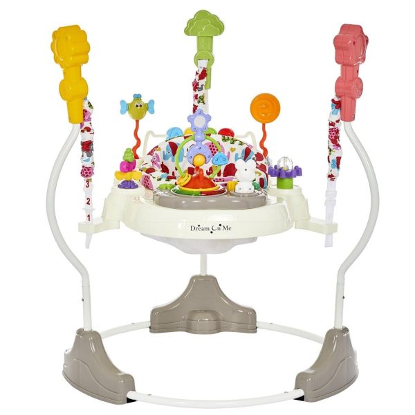 Zany Activity Center Bouncer - Gray on Sale