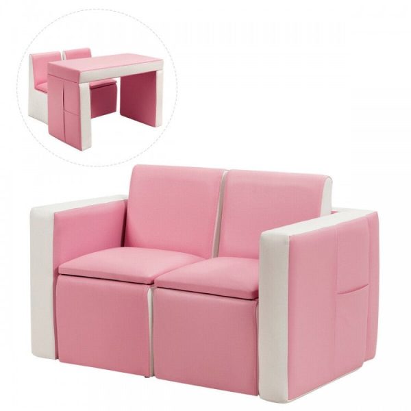 Multi-functional Kids Play Sofa and Table Chair Set Online Sale