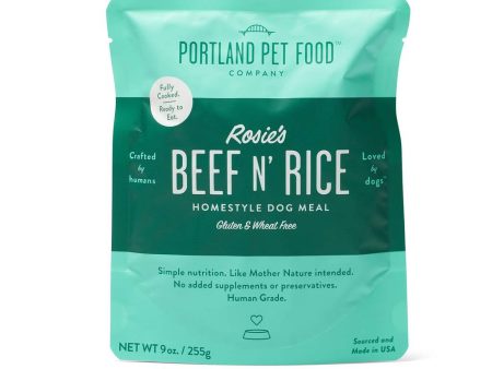 Portland Pet Beef & Rice Pouch 9oz Cheap