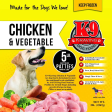 K9 Kravings Raw Chicken & Vegetable Patty 5lb Hot on Sale