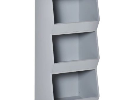 3 Shelf Storage Cabinet - Grey Supply