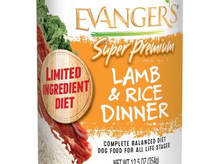 Evanger s Canned Dog Food Lamb & Rice Dinner 12.5oz Online Sale