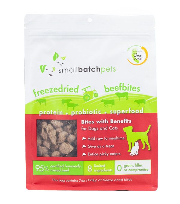 SmallBatch Super Booster Freeze Dried Beef Bites 7oz For Sale