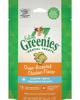 Greenies Dental Cat Treats Chicken 2.1oz Sale