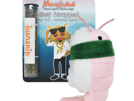 Meowijuana Get Wrapped Sushi Roll Refillable Catnip Cat Toy on Sale