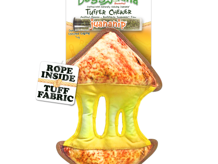 Doggijuana Tuffer Chewer Grilled Cheese Dog Toy Online Hot Sale