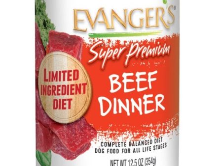 Evanger s Canned Dog Food Beef Dinner 12.8oz Fashion