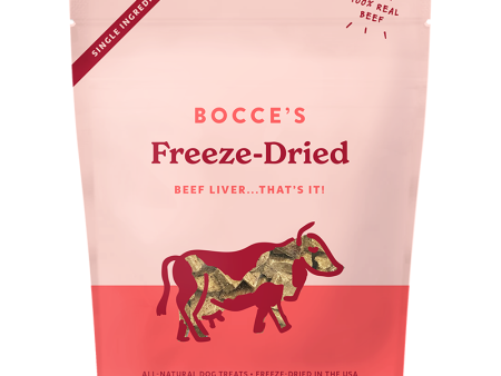 Bocce s Freeze Dried Beef Liver Treat 3oz Online Sale