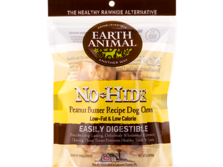 Earth Animal No Hide Peanut Butter Dog Chews 2pk Hot on Sale