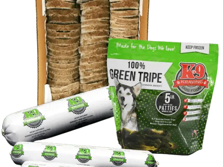 K9 Kravings Raw Dog Food Green Tripe Tube 1lb Discount