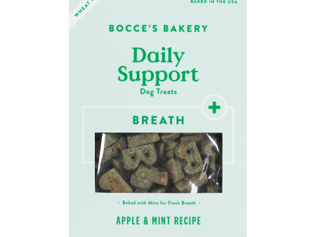 Bocce s Daily Support Breath Aid Biscuits 12oz For Discount