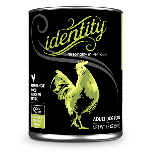 Identity Pet Canned 95% Free Range Cobb Chicken Recipe 13oz on Sale