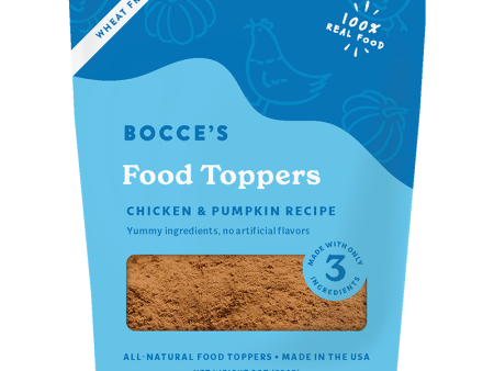 Bocce s Food Toppers Chicken & Pumpkin 8oz on Sale