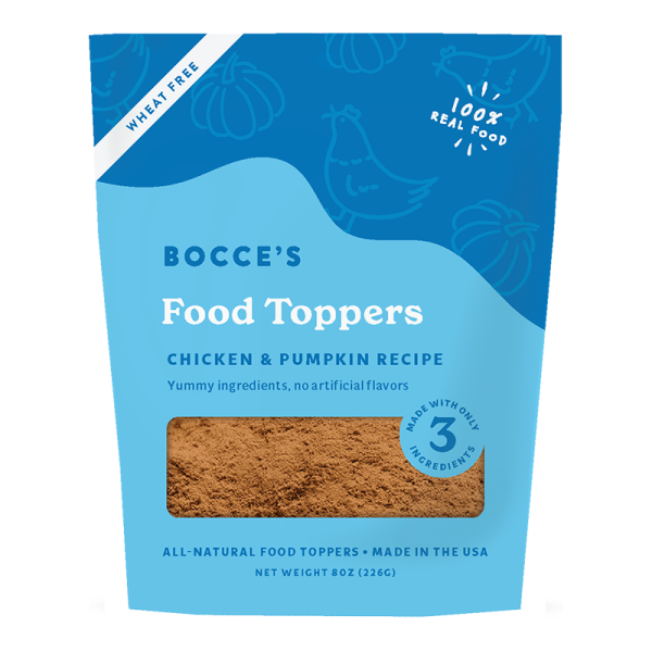 Bocce s Food Toppers Chicken & Pumpkin 8oz on Sale