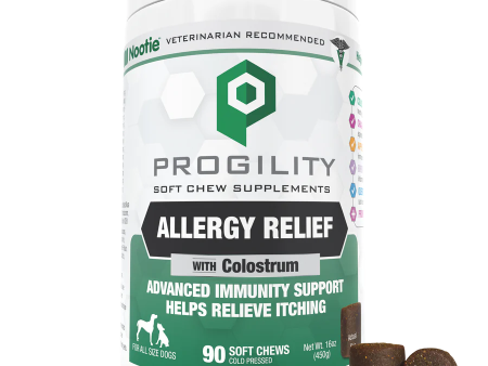 Nootie Progility Allergy Relief Supplement Soft Chews 90 Count For Sale