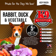 K9 Kravings Raw Rabbit Duck & Vegetable Patty 5lb For Discount