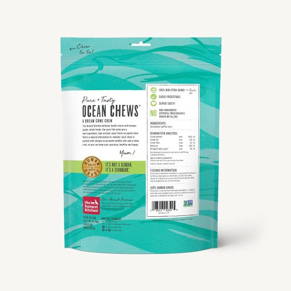 Honest Kitchen Ocean Chews Wolffish Skins For Sale