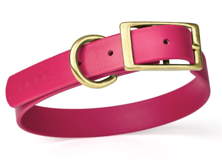 Biothane Waterproof Collar Pink Hot on Sale