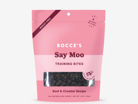 Bocce s Training Bites Say Moo Recipe 6oz Online Hot Sale