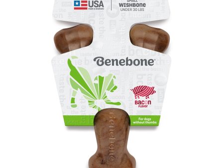 Benebone Dog Chew Wishbone Bacon For Cheap