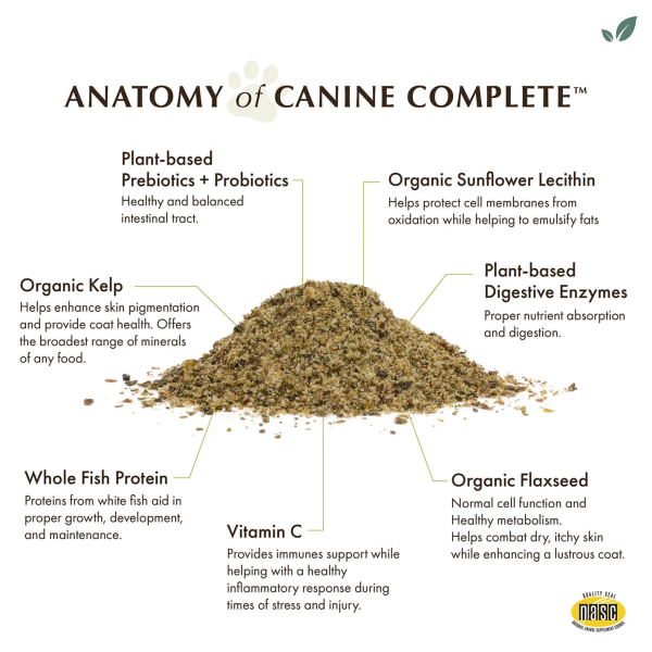 Wholistic Pet Organics Canine Complete Enhanced Multivitamin Powder Discount