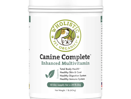 Wholistic Pet Organics Canine Complete Enhanced Multivitamin Powder Discount