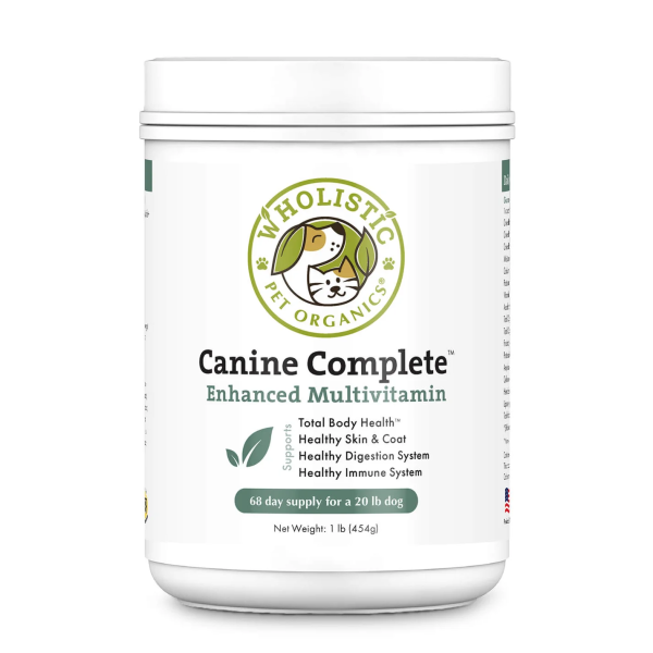 Wholistic Pet Organics Canine Complete Enhanced Multivitamin Powder Discount