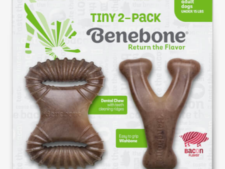 Benebone Bacon Tiny 2 Pack For Sale