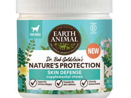 Earth Animal Natures Protection Skin Defense Chews 90 Count Hot on Sale