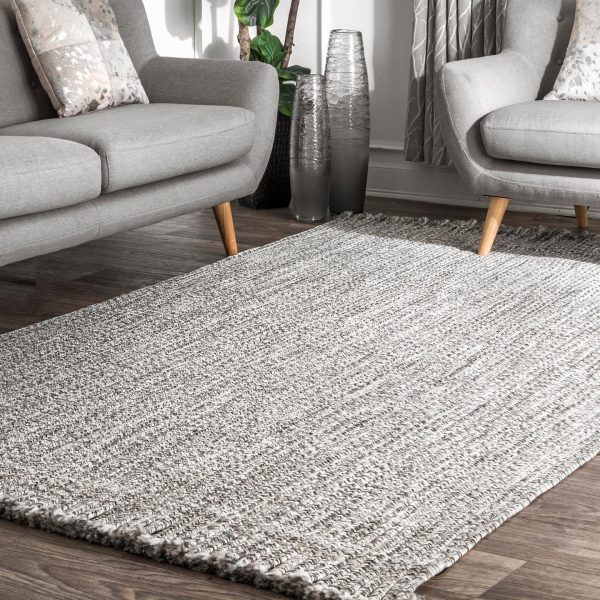 nuLOOM Braided Courtney Tassel Indoor Outdoor Area Rug For Cheap