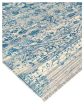 Limited DALBY DA-722 Ivory Blue  Transitional Knotted Rug Online Hot Sale