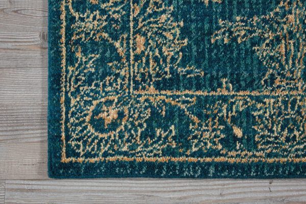 Nourison Home Nourison 2020 NR202 Teal Traditional Loomed Rug Online