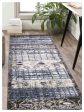 Limited Selena SD-601 Ivory Blue  Transitional Machinemade Rug Fashion