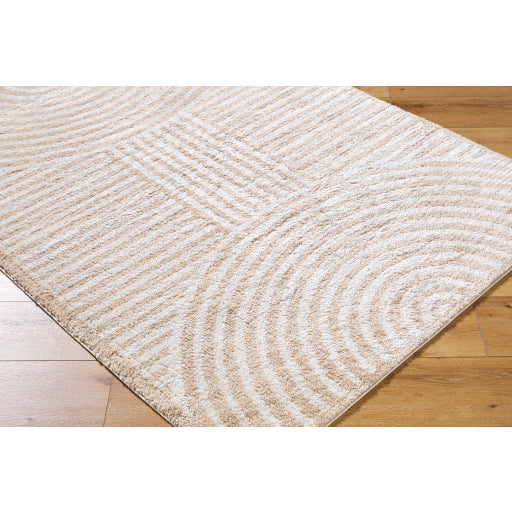 Surya Fossay Shag FSG-2332 Light Beige Modern Machine Woven Rug Online now