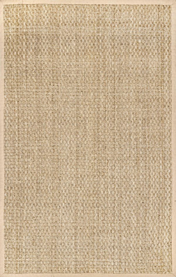 nuLOOM Hesse Checker Weave Seagrass Indoor Outdoor Area Rug Hot on Sale