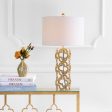 Jonathan Y Oliver 26.5  Metal Quatrefoil LED Table Lamp Online Sale