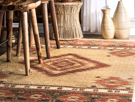 nuLOOM Tribal Diamond Margene Rug Area Rug Online