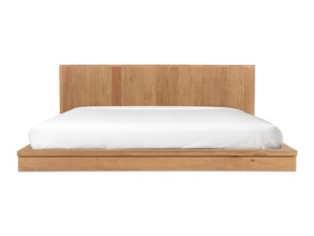 Moes Home Beds Plank Natural  Mid-Century Modern Furniture Online